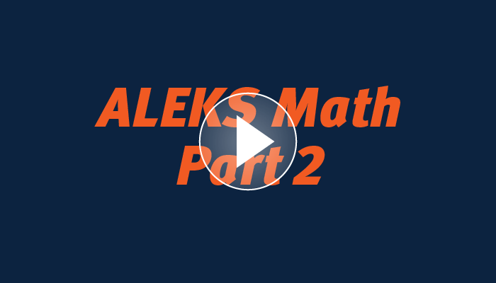 ALEKS math part 2 video