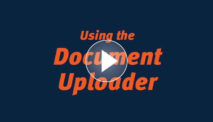 using the document uploader video