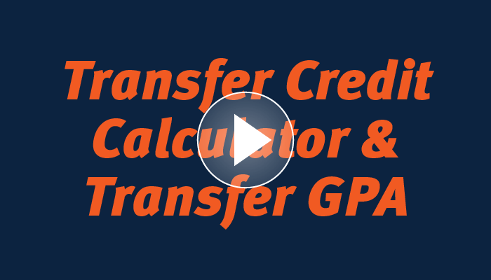 transfer credit calculator and transfer GPA