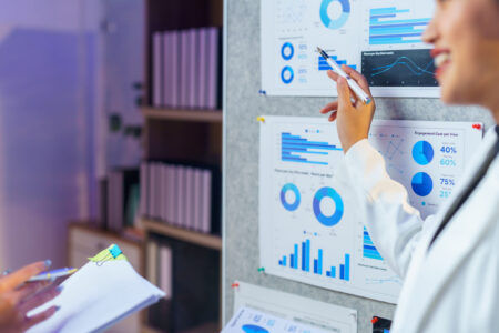 data research stock image