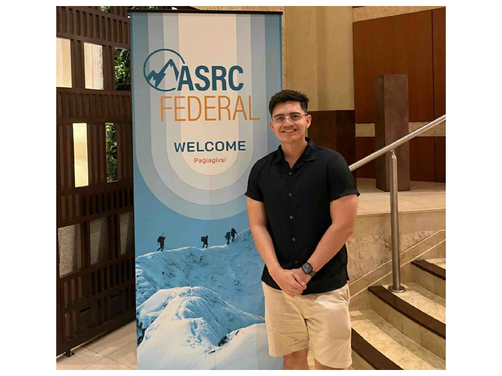 Anthony Quintero at ASRC Federal Internship