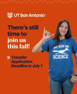 There's still time to join us this fall! transfer application deadline is July 1