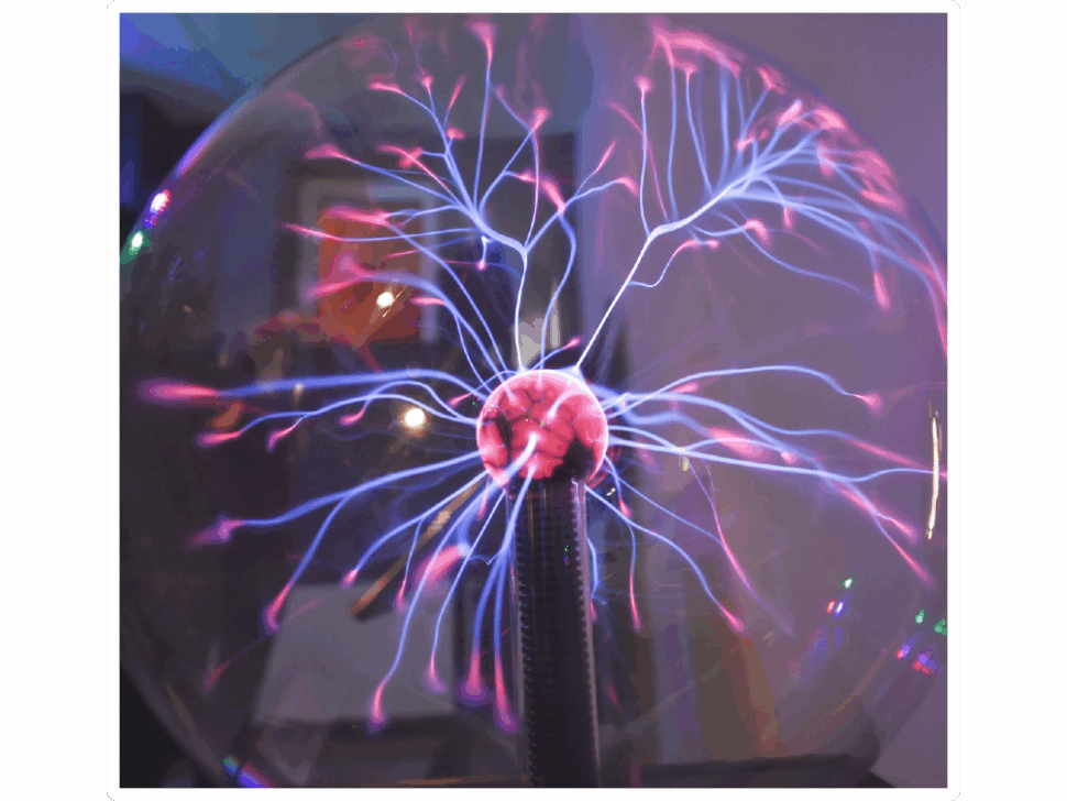 a plasma globe