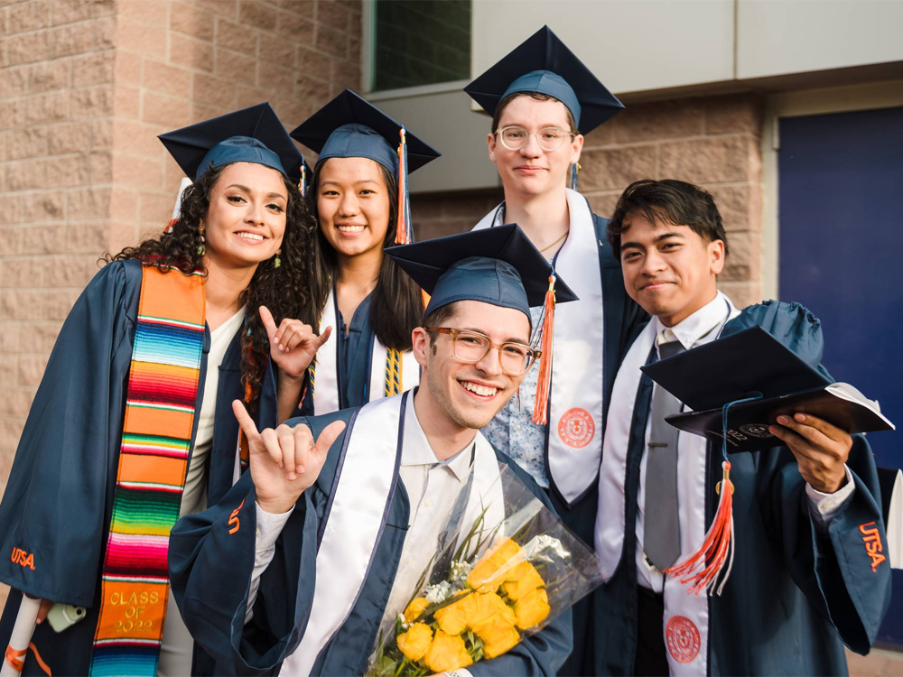 Students at Commencement