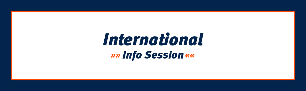 International Admissions Info Session