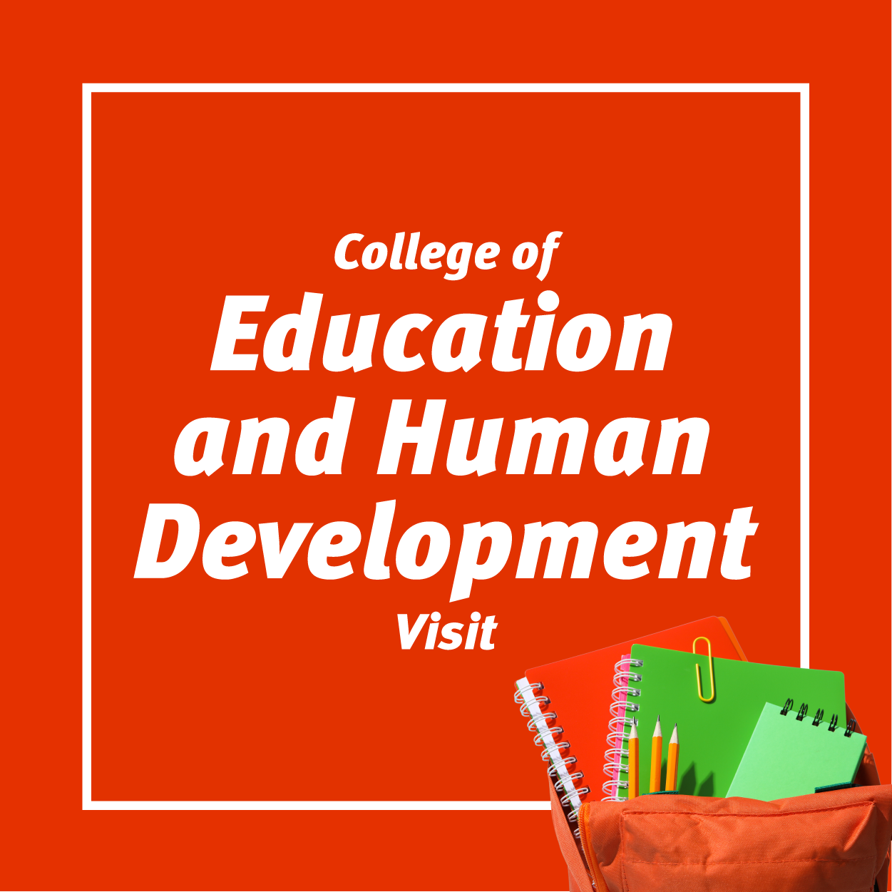 College of Education and Human Development Visit