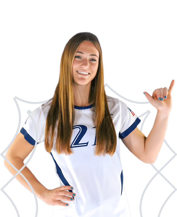 Rylee Miller in her UTSA soccer jersey.