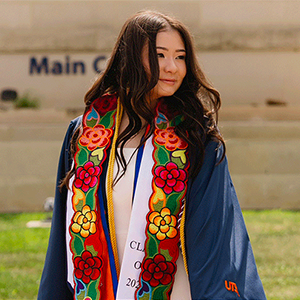 UTSA BBA Real Estate Finance and Development graduate Stephanie Florez on Main Campus