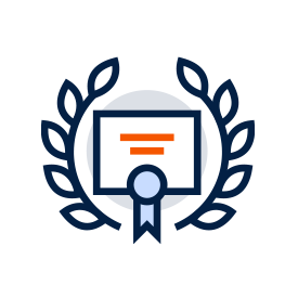 Enrollment Stats graduate student icon