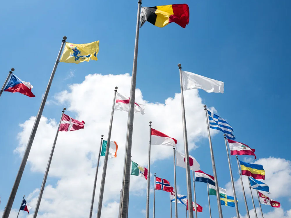 Flags from the Institute of Texas Cultures