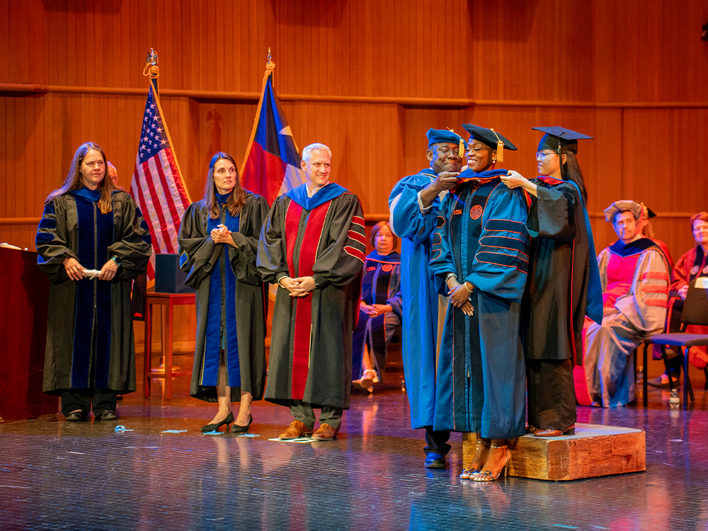 Doctoral hooding ceremony
